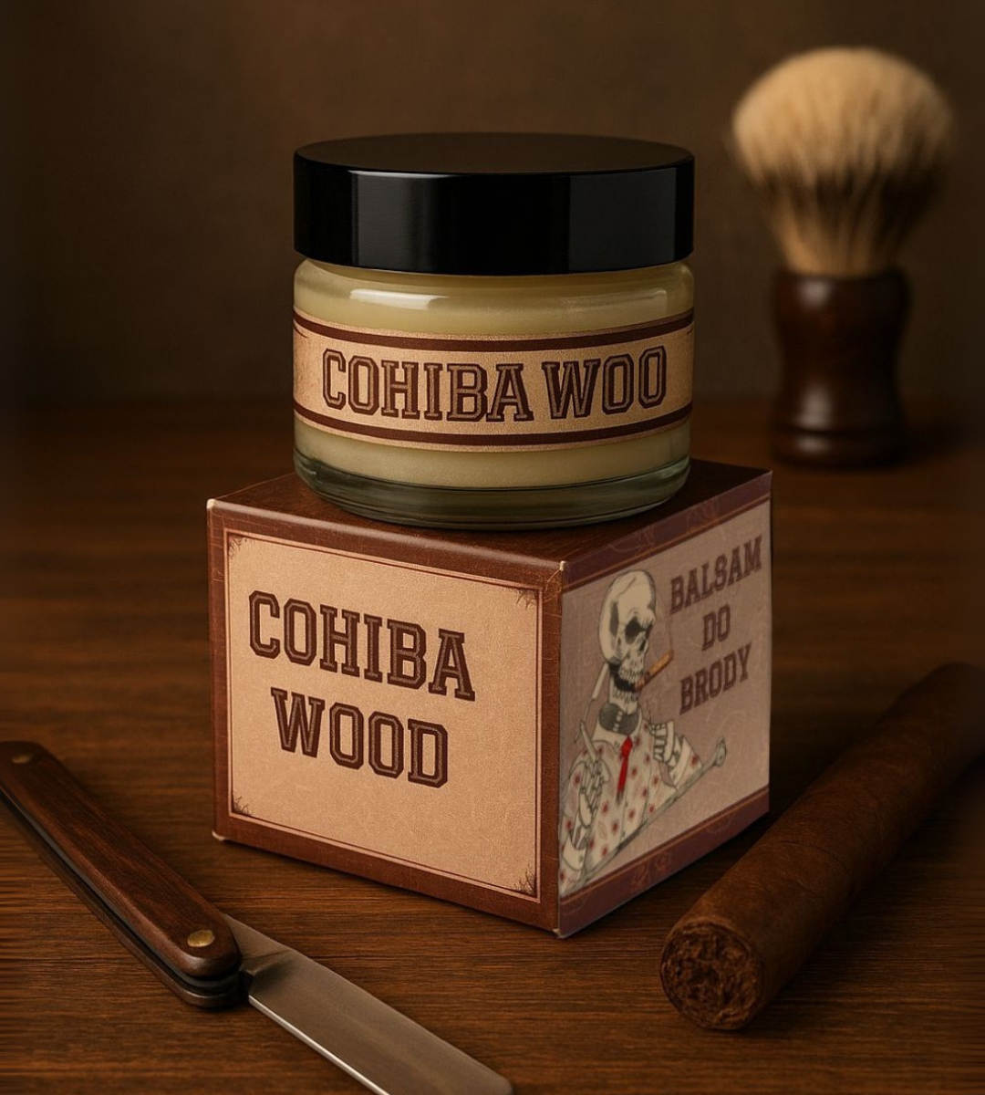 Hairless Horseman Balsam do brody Cygaro z palony Drewnem - BEARD BALM COHIBA WOOD 20ml
