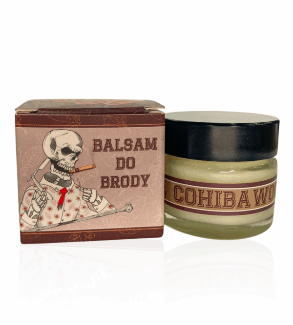 Hairless Horseman Balsam do brody Cygaro z palony Drewnem - BEARD BALM COHIBA WOOD 20ml - obrazek 3
