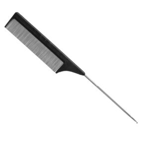 Grzebień fryzjerski metalowy szpikulec / haczyk na szpikulcu 21,5 cm EUROSTIL