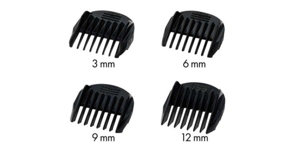 Nakładki dystansowe do maszynki fryzjerskiej bezprzewodowej JAGUAR J-CUT 60 Li 4szt. (3,6,9,12mm)