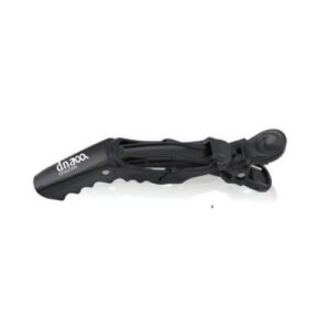 Klipsy spinki krokodylki 12szt. BLACK/WHITE - KIEPE CLIPS ABS DNA