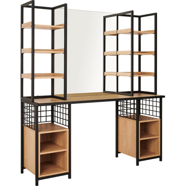 Konsoleta fryzjerska LOFT z nadstawkami